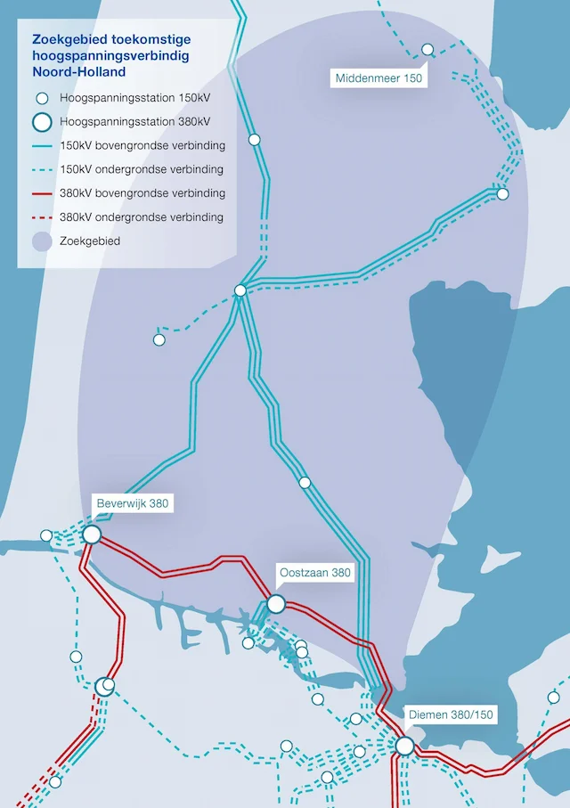 Netuitbreiding-Noord-Holland-Noord zoekgebied
